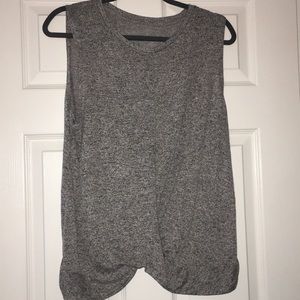 Gray tank top